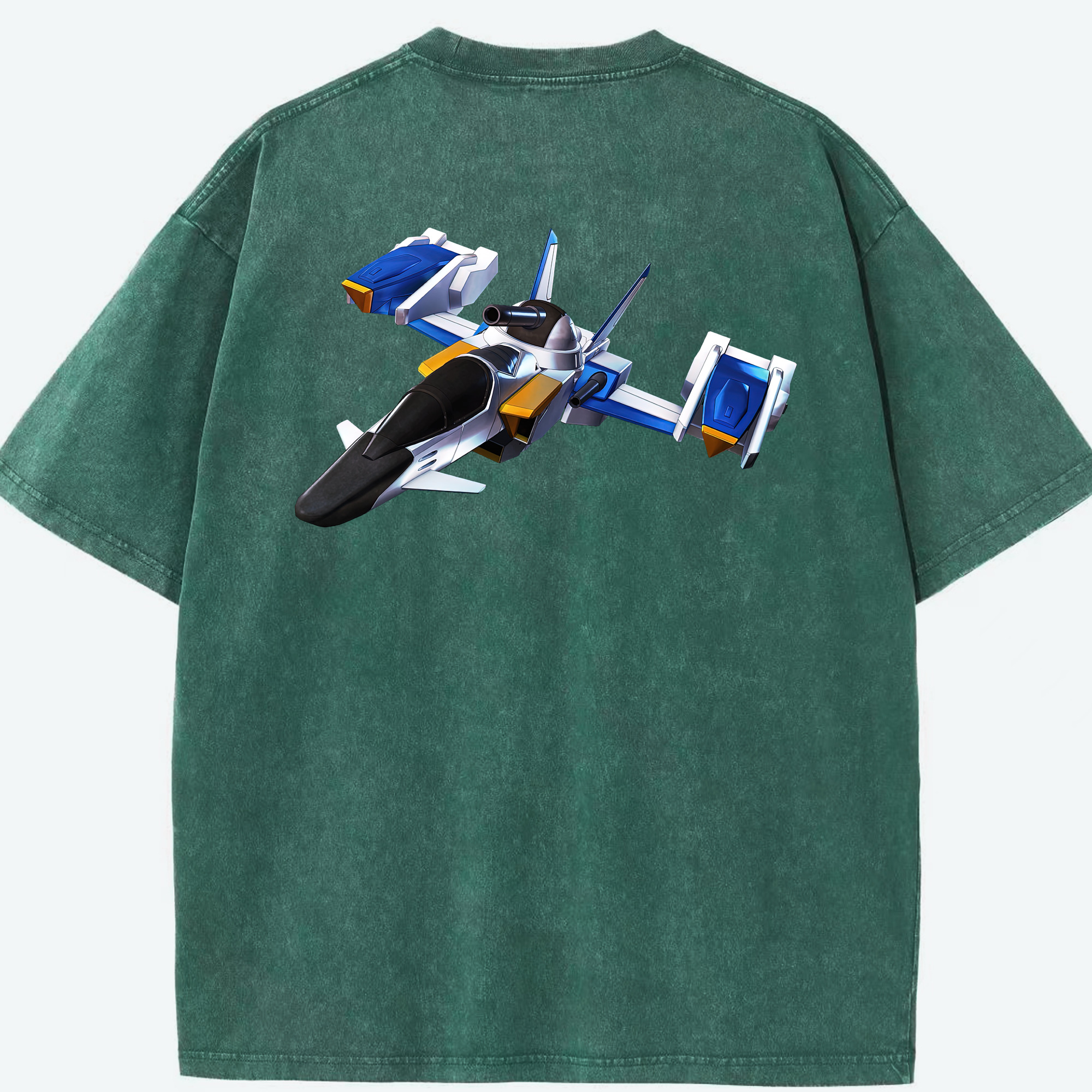 （画像用） 機動戦士ガンダム Mobile Suit Gundam 綿100% ヴィンテージ風 半袖Tシャツ（背面プリント）